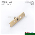 adjustable central axis for glass door hardware fitting